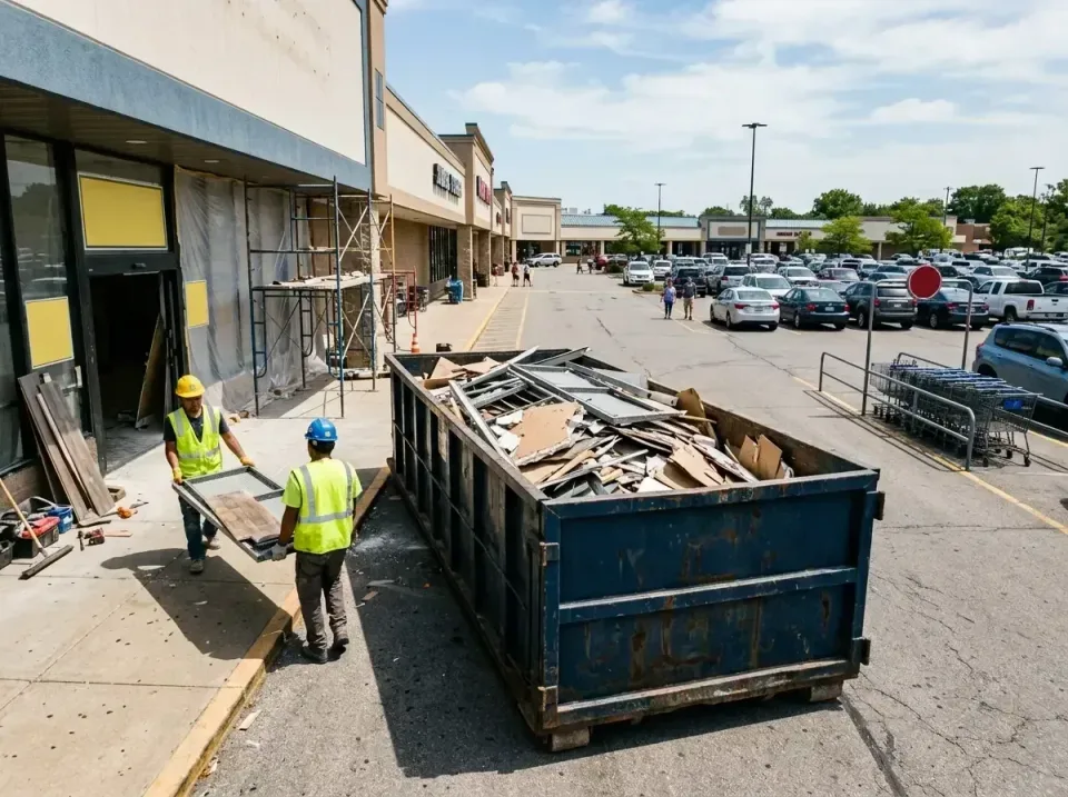 retail-store-renovation-debris-003 — frequently asked questions, Roll-off Dumpster Rentals in Savoy, IL